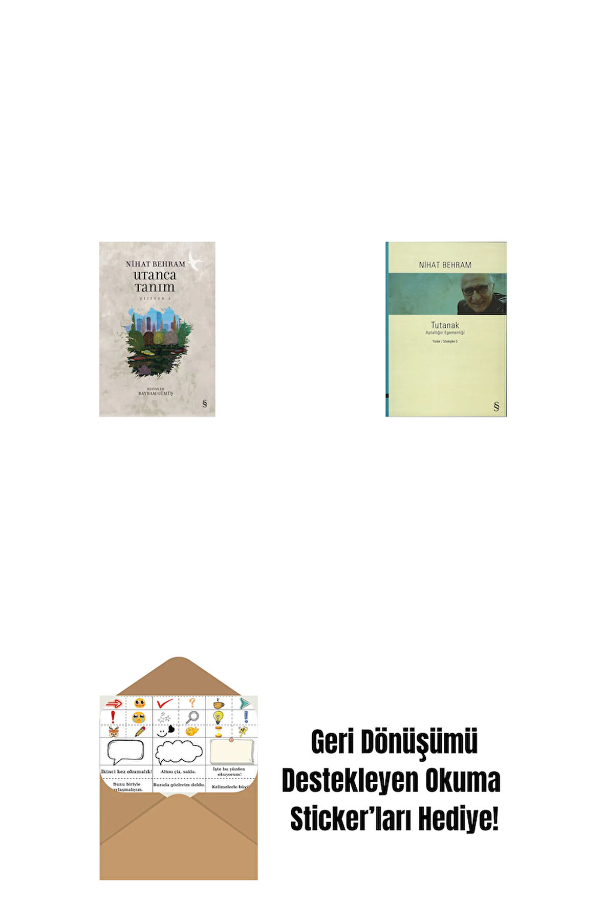 Utanca Tanım + Tutanak + Okuma Sticker'ları