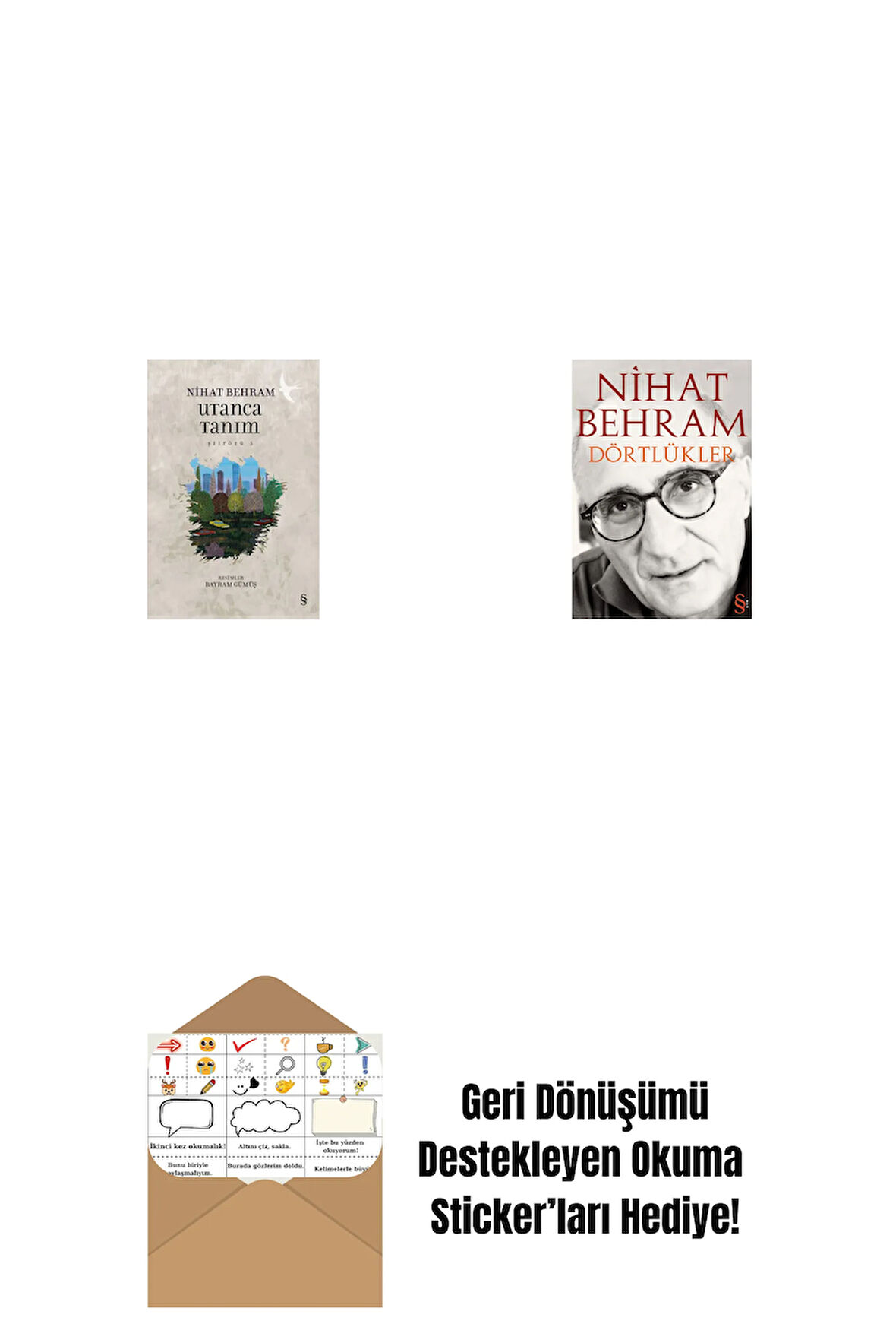 Utanca Tanım + Dörtlükler + Okuma Sticker'ları