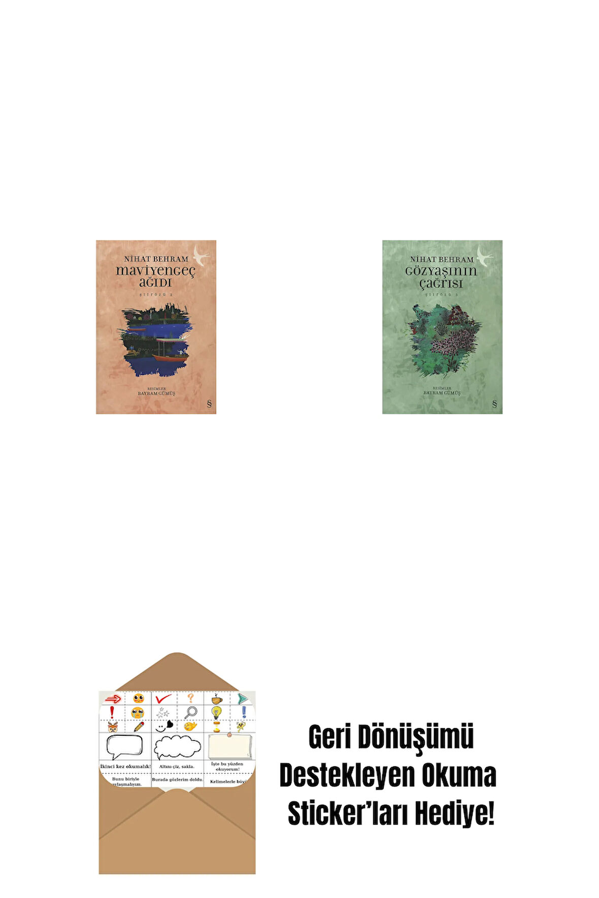 MaviYengeç Ağıdı + Gözyaşının Çağrısı + Okuma Sticker'ları