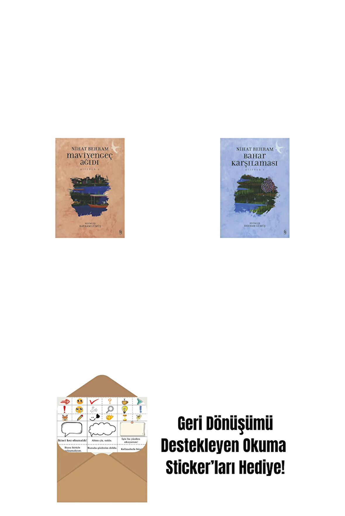 MaviYengeç Ağıdı + Bahar Karşılaması + Okuma Sticker'ları