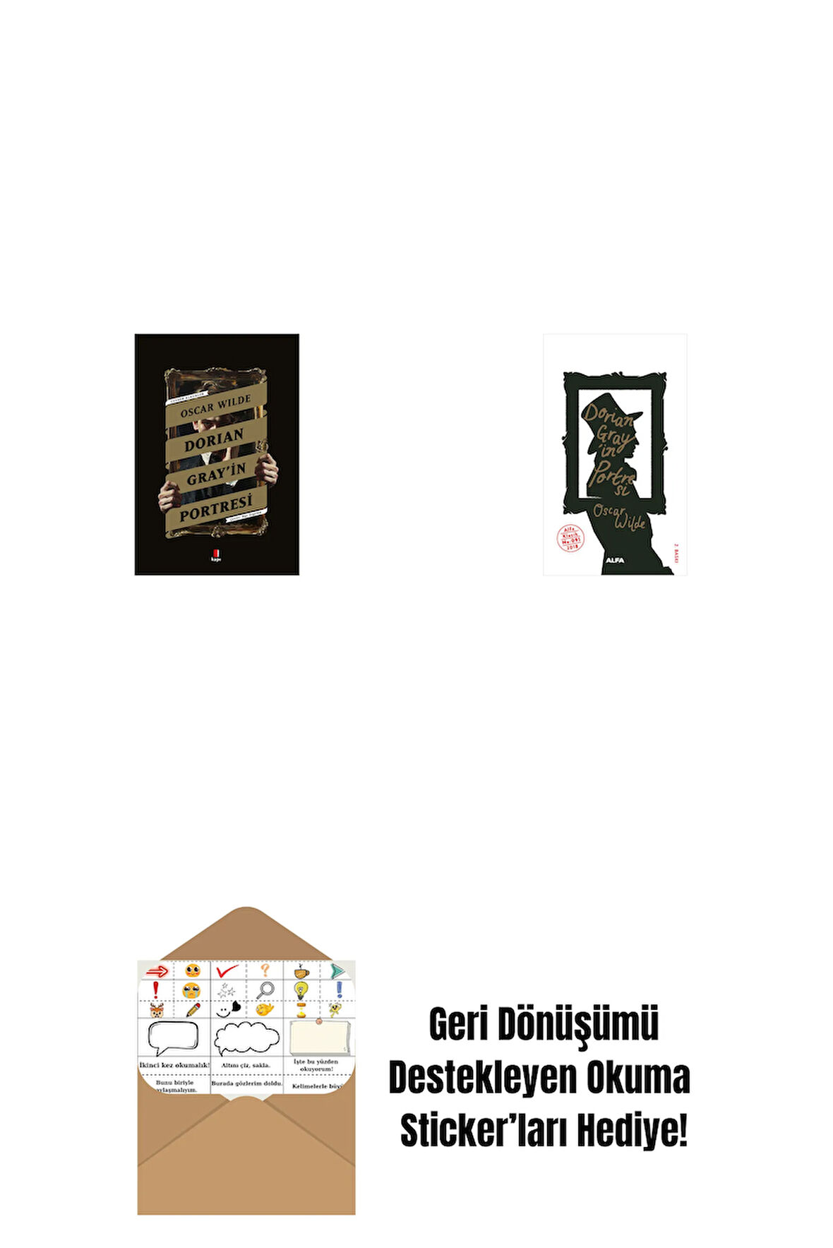 Dorian Gray’in Portresi + Dorian Gray'in Portresi + Okuma Sticker'ları