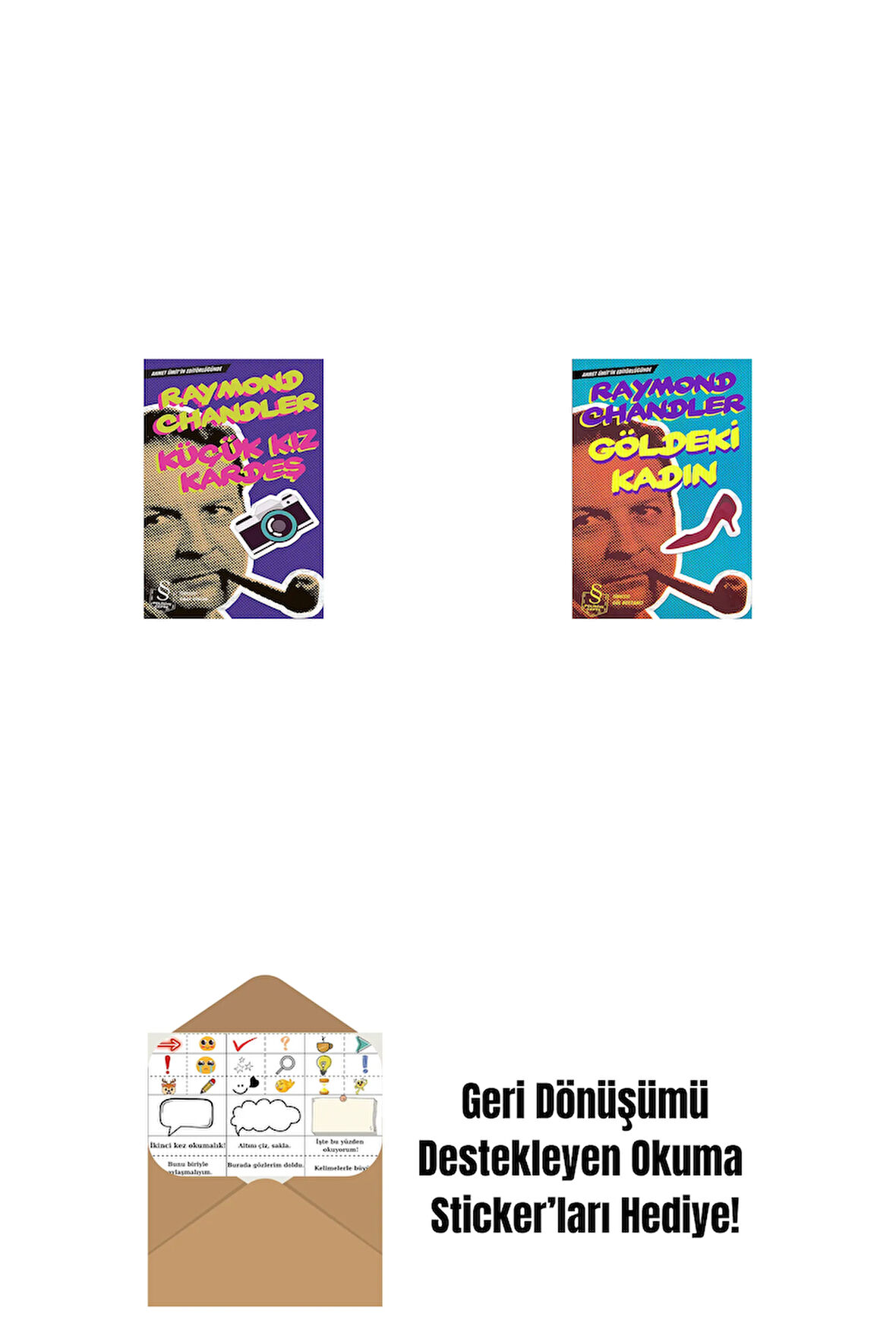 Küçük Kız Kardeş + Göldeki Kadın (Cep Boy) + Okuma Sticker'ları