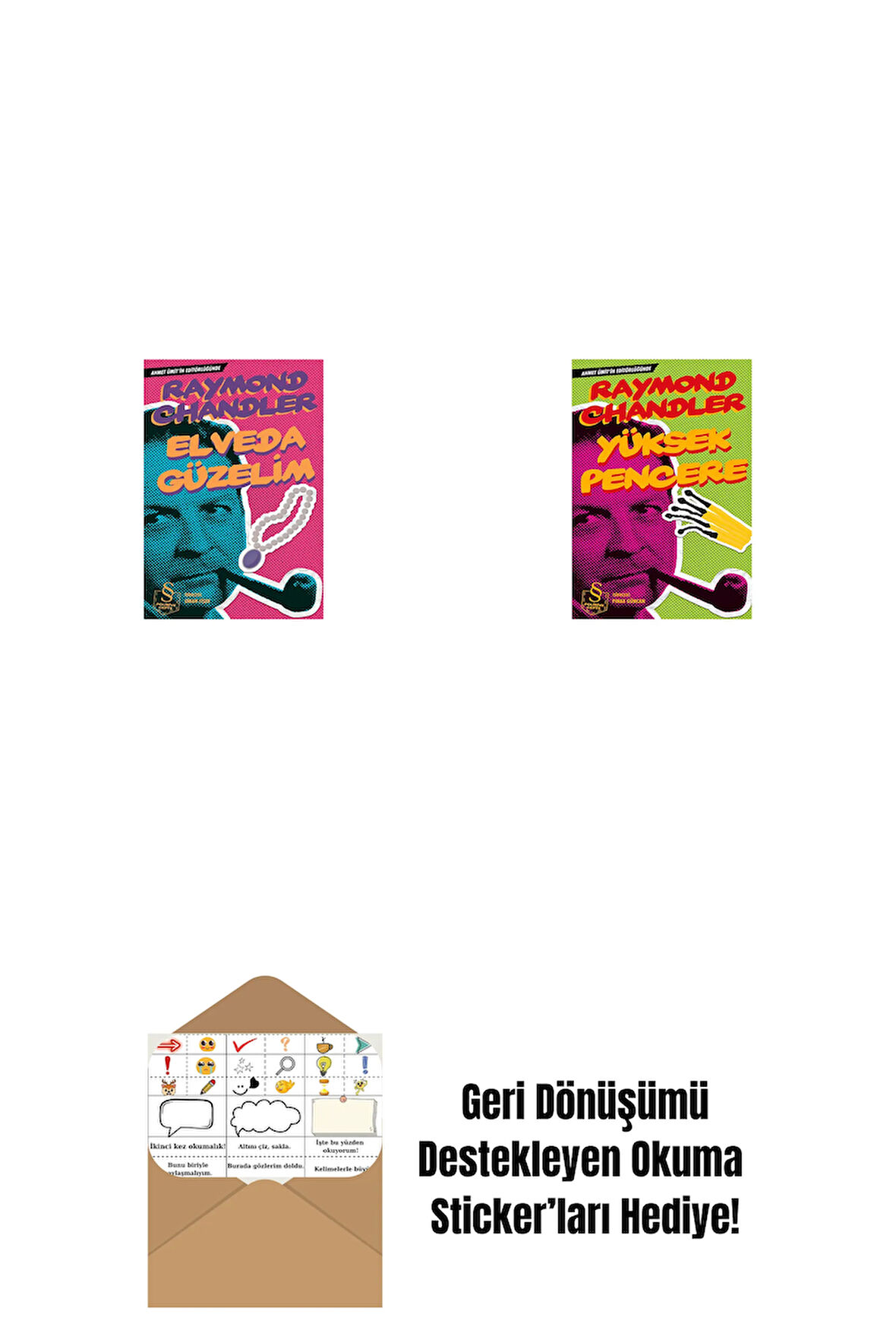 Elveda Güzelim (Cep Boy) + Yüksek Pencere (Cep Boy) + Okuma Sticker'ları