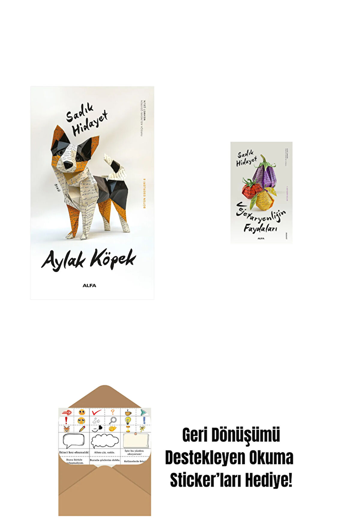 Aylak Köpek + Vejetaryenliğin Faydaları + Okuma Sticker'ları