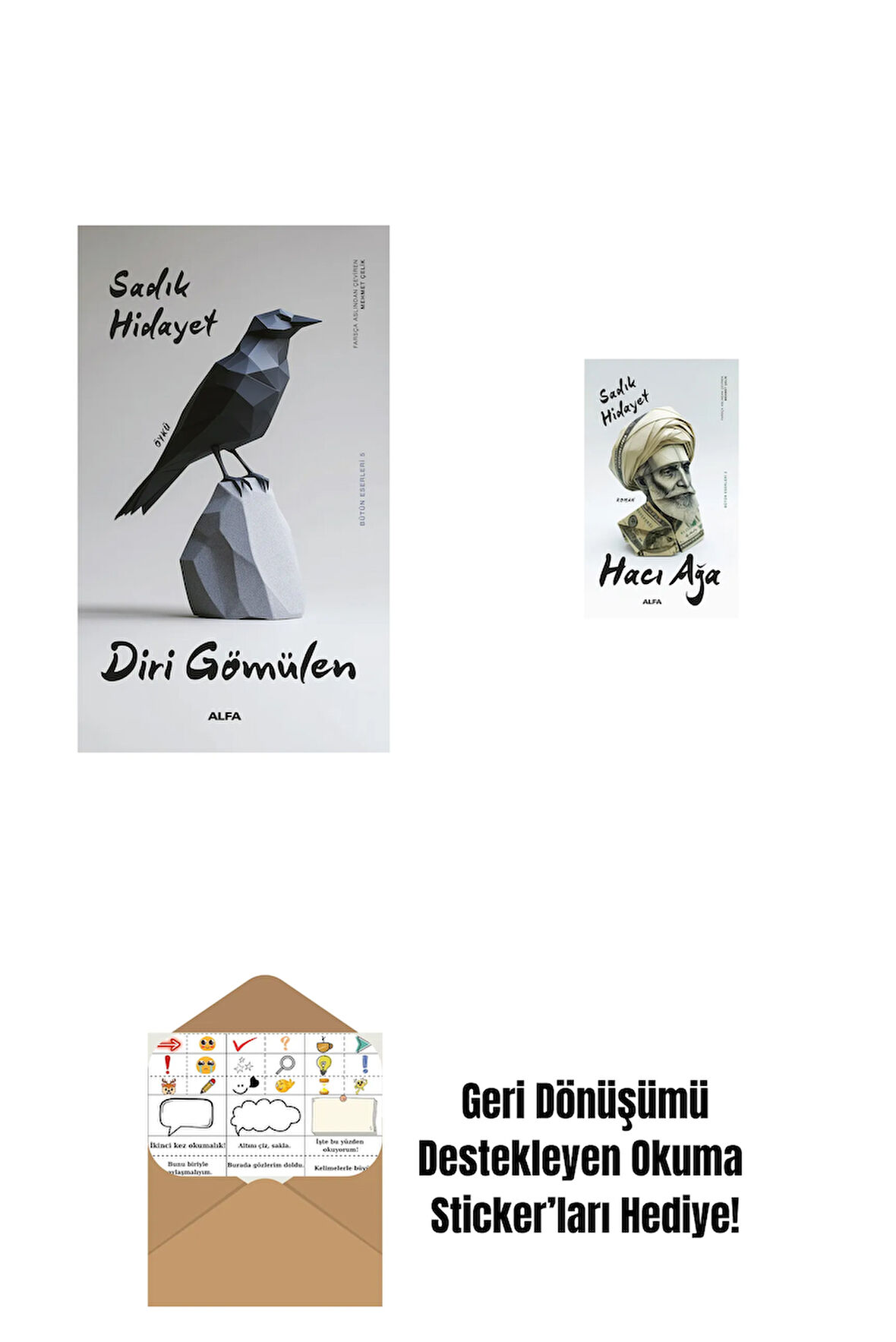 Diri Gömülen + Hacı Ağa + Okuma Sticker'ları
