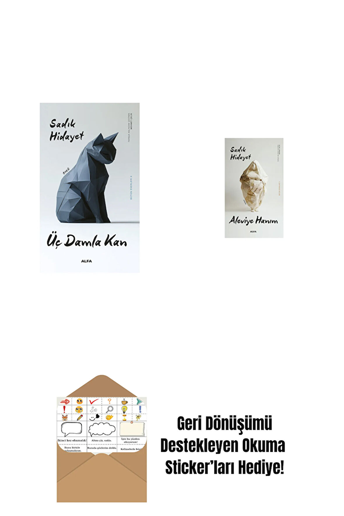 Üç Damla Kan + Aleviye Hanım + Okuma Sticker'ları