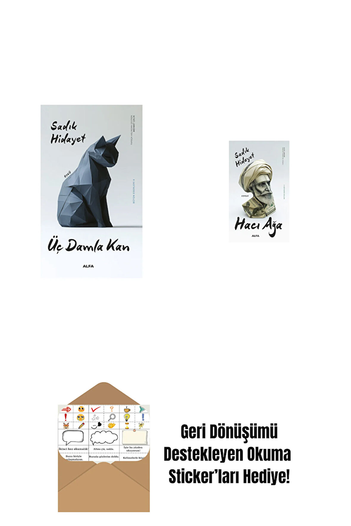 Üç Damla Kan + Hacı Ağa + Okuma Sticker'ları