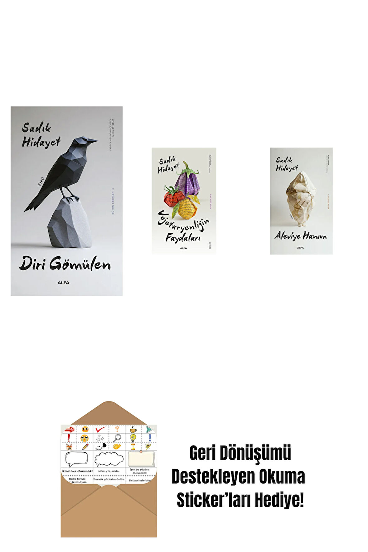 Diri Gömülen + Vejetaryenliğin Faydaları + Aleviye Hanım + Okuma Sticker'ları