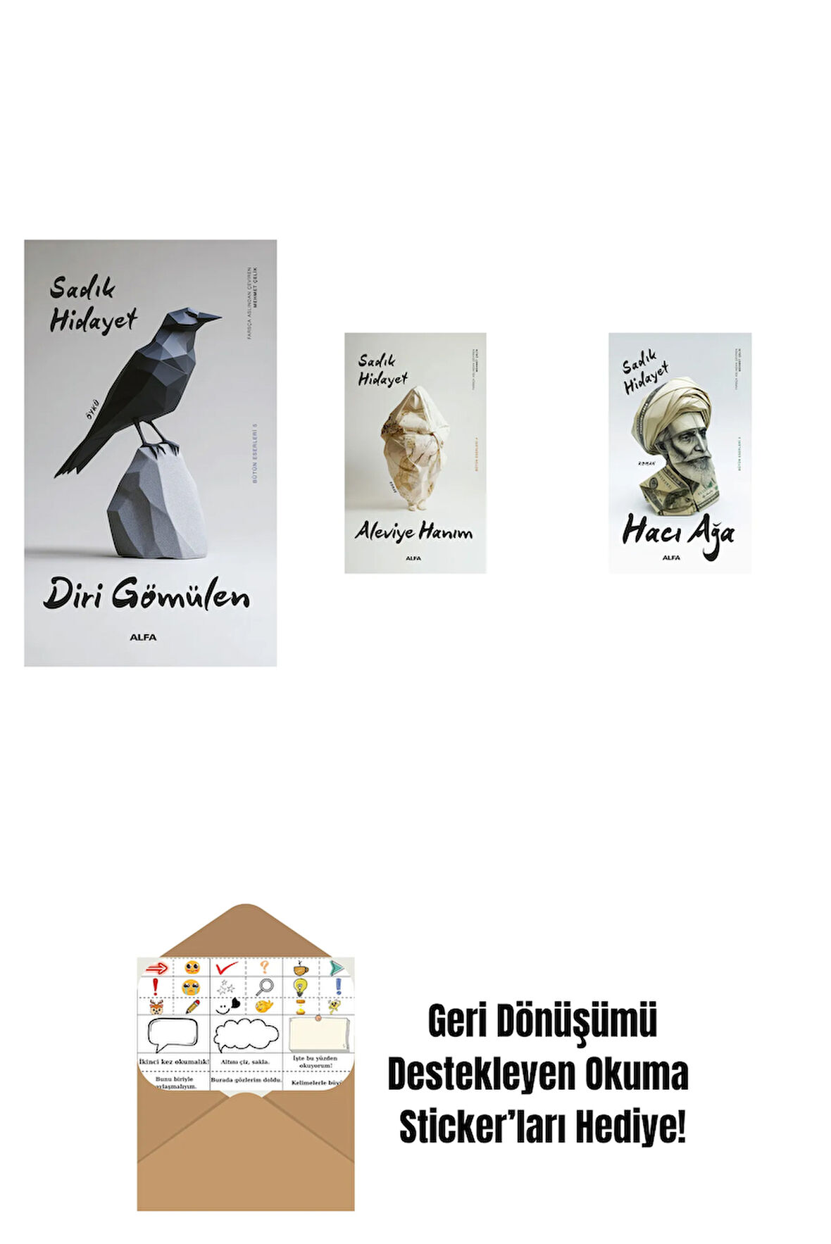 Diri Gömülen + Aleviye Hanım + Hacı Ağa + Okuma Sticker'ları