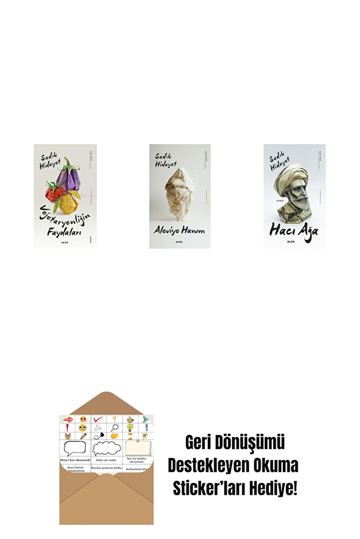 Vejetaryenliğin Faydaları + Aleviye Hanım + Hacı Ağa + Okuma Sticker'ları