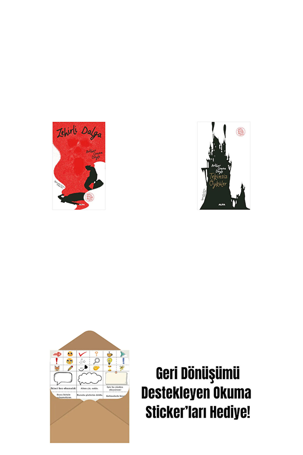 Zehirli Dalga + Tekinsiz Öyküler + Okuma Sticker'ları