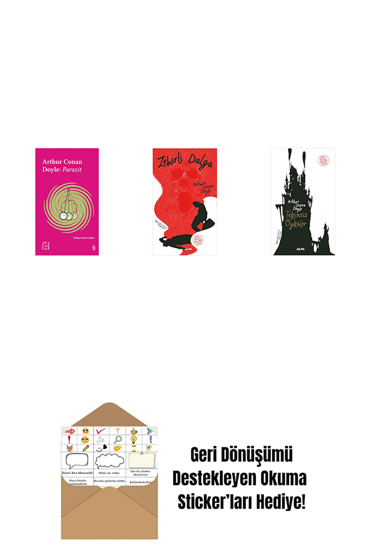 Everest Açıkhava 37 - Parazit + Zehirli Dalga + Tekinsiz Öyküler + Okuma Sticker'ları