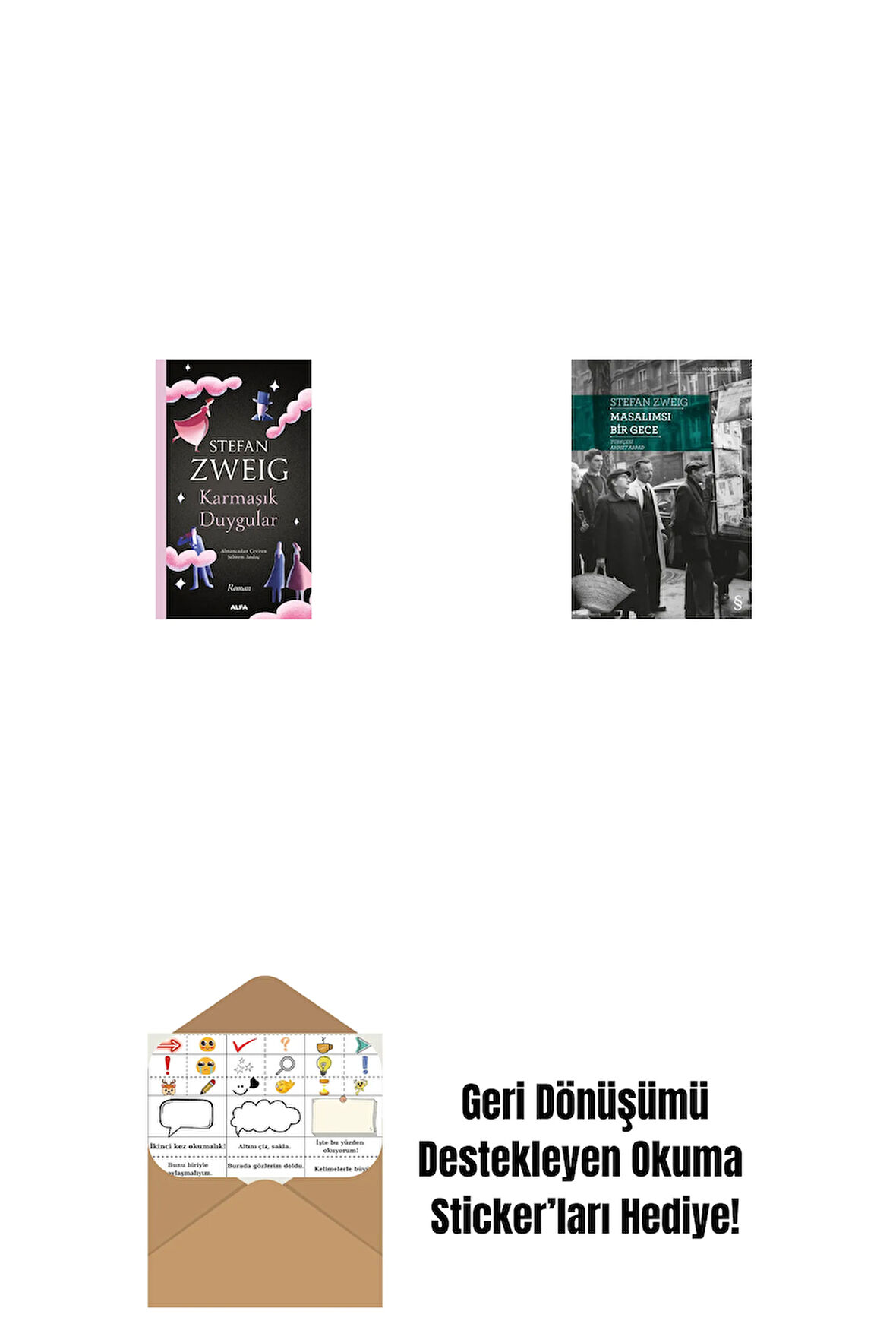 Karmaşık Duygular + Masalımsı Bir Gece + Okuma Sticker'ları