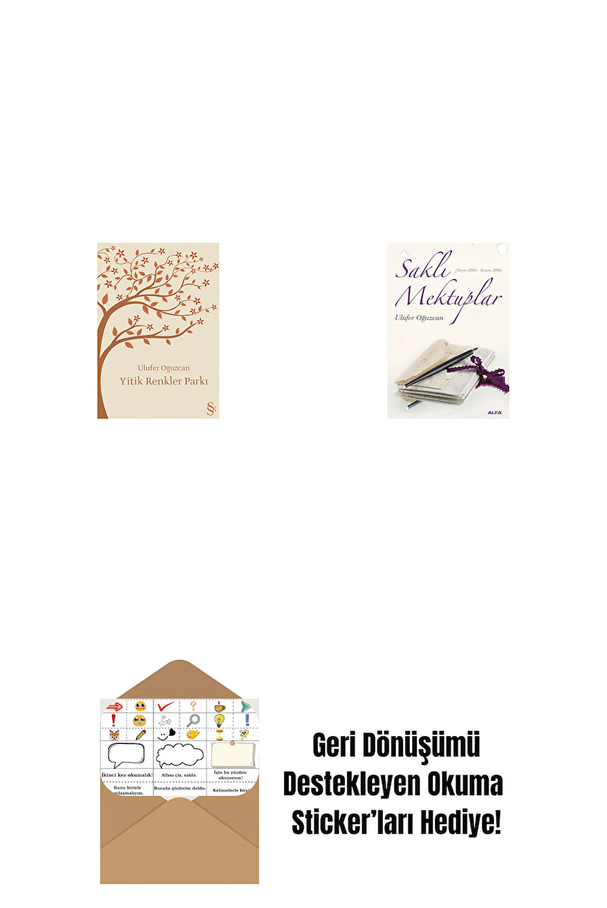 Yitik Renkler Parkı + Saklı Mektuplar + Okuma Sticker'ları