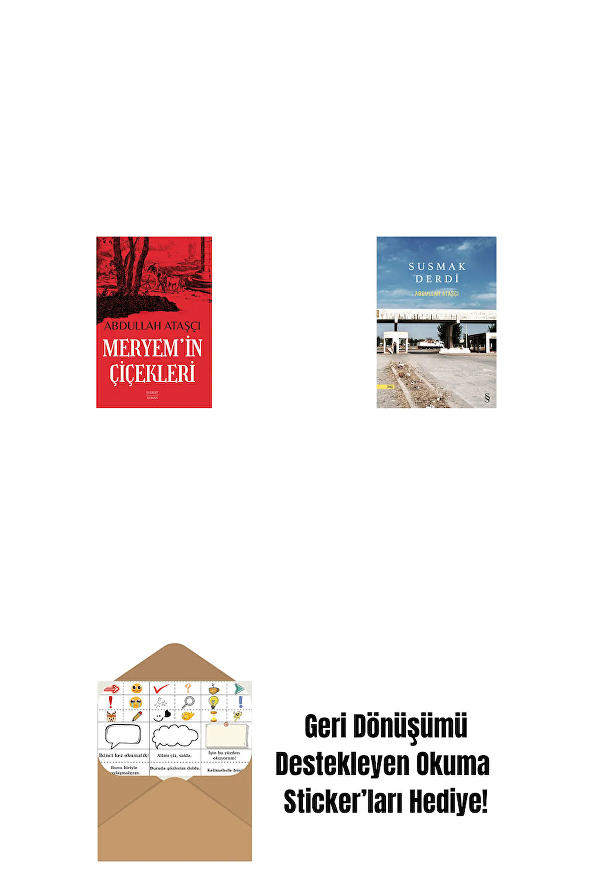 Meryem’in Çiçekleri + Susmak Derdi + Okuma Sticker'ları