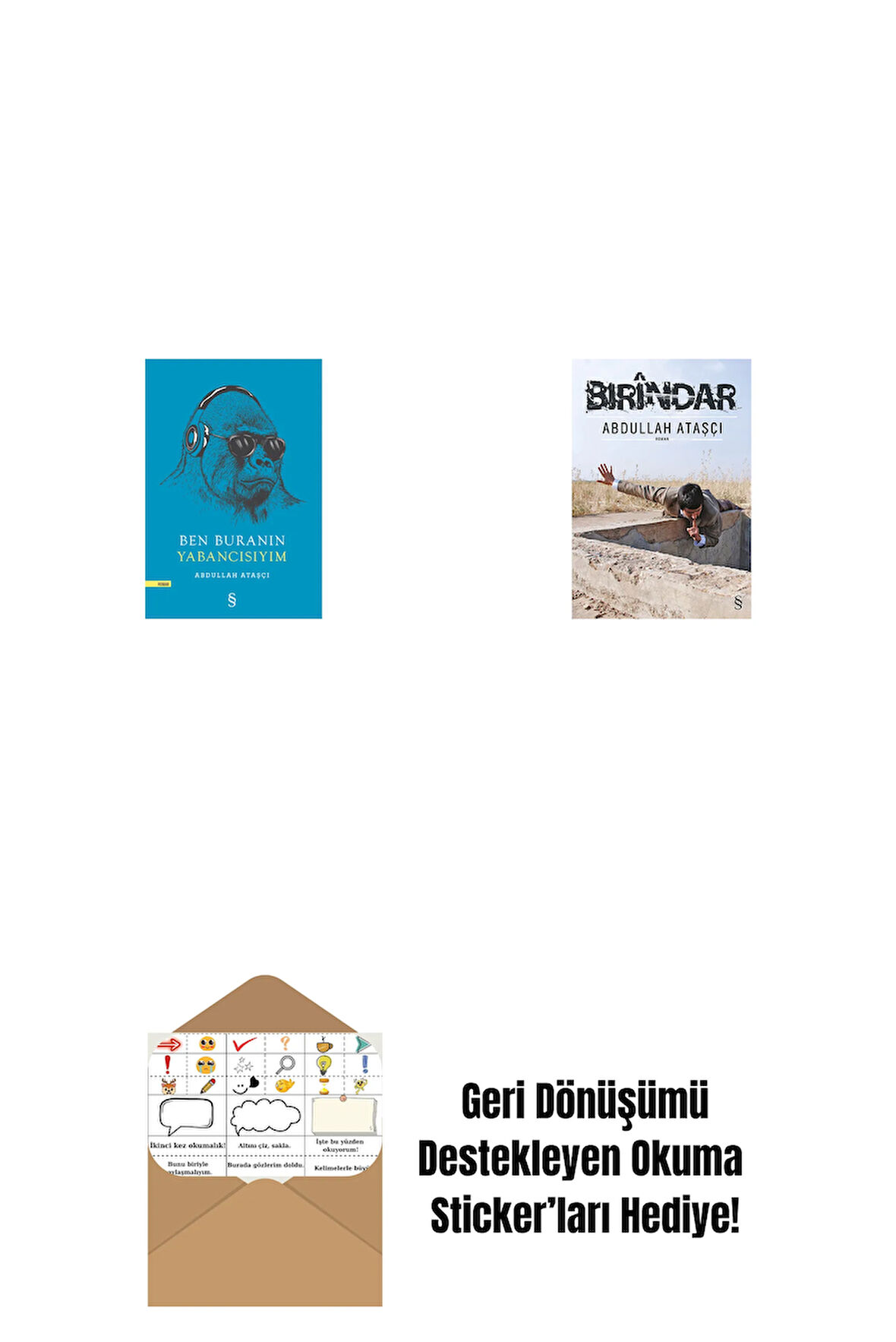 Ben Buranın Yabancısıyım + Bırindar + Okuma Sticker'ları