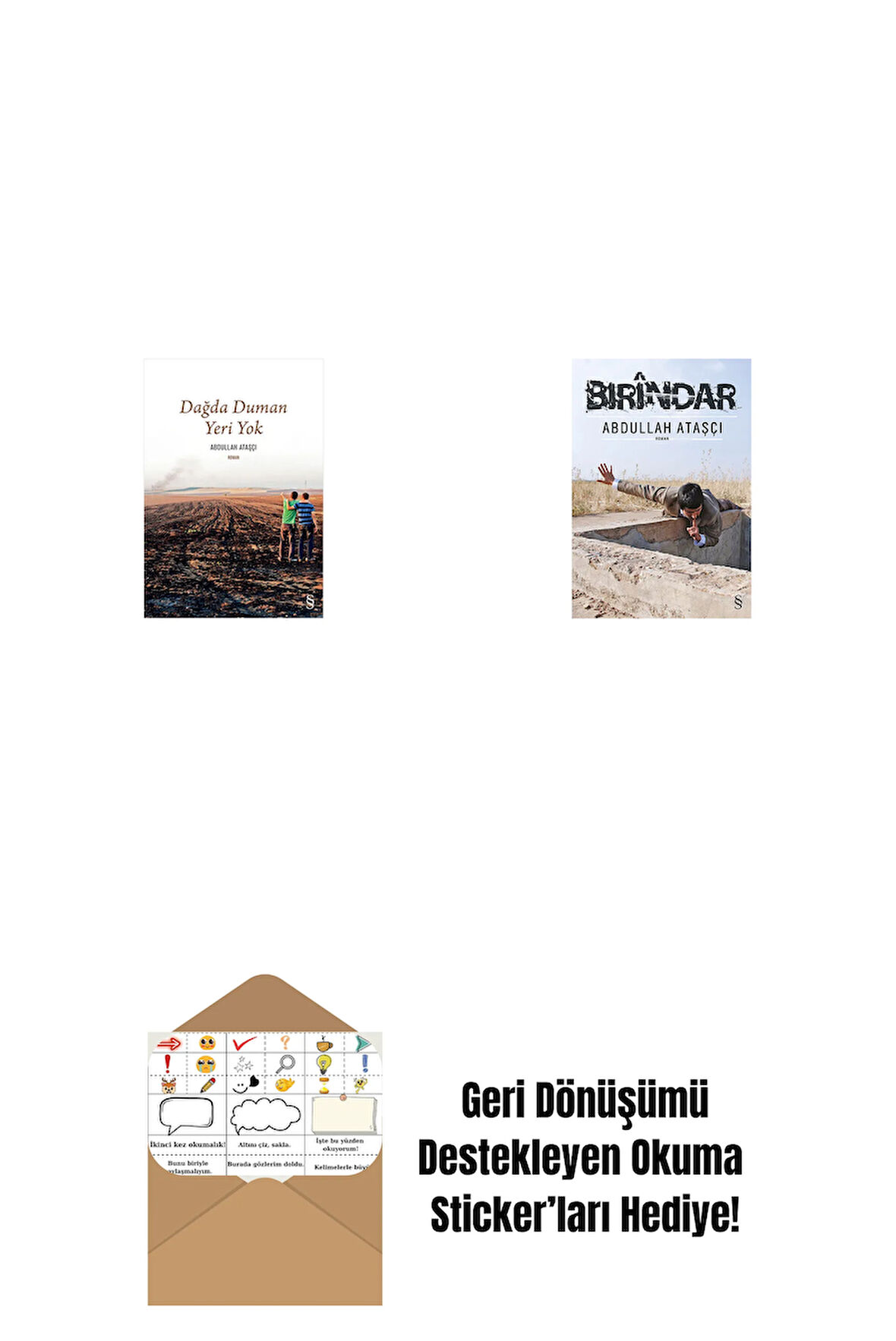 Dağda Duman Yeri Yok + Bırindar + Okuma Sticker'ları