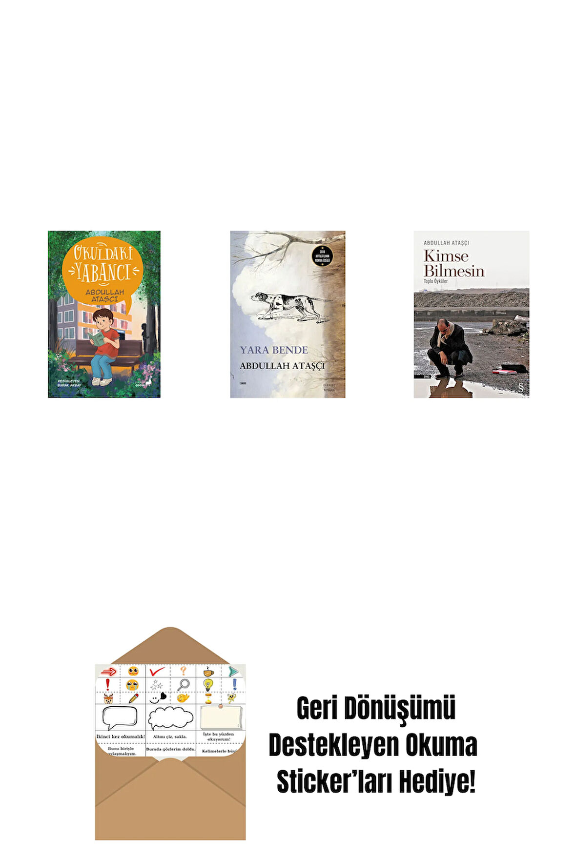 Okuldaki Yabancı + Yara Bende + Kimse Bilmesin + Okuma Sticker'ları