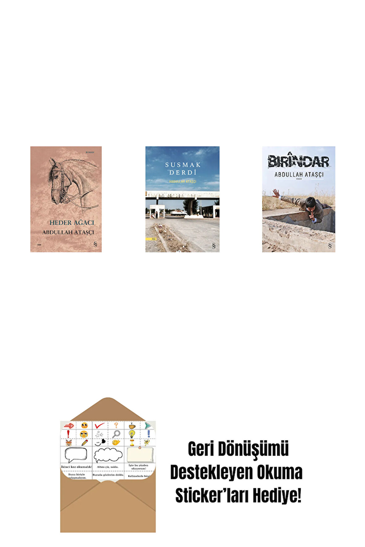 Heder Ağacı + Susmak Derdi + Bırindar + Okuma Sticker'ları