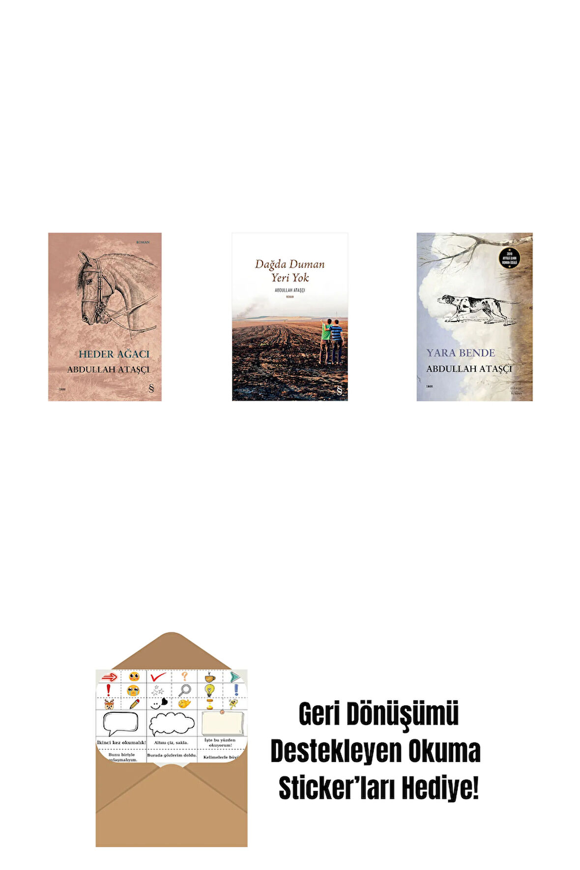 Heder Ağacı + Dağda Duman Yeri Yok + Yara Bende + Okuma Sticker'ları