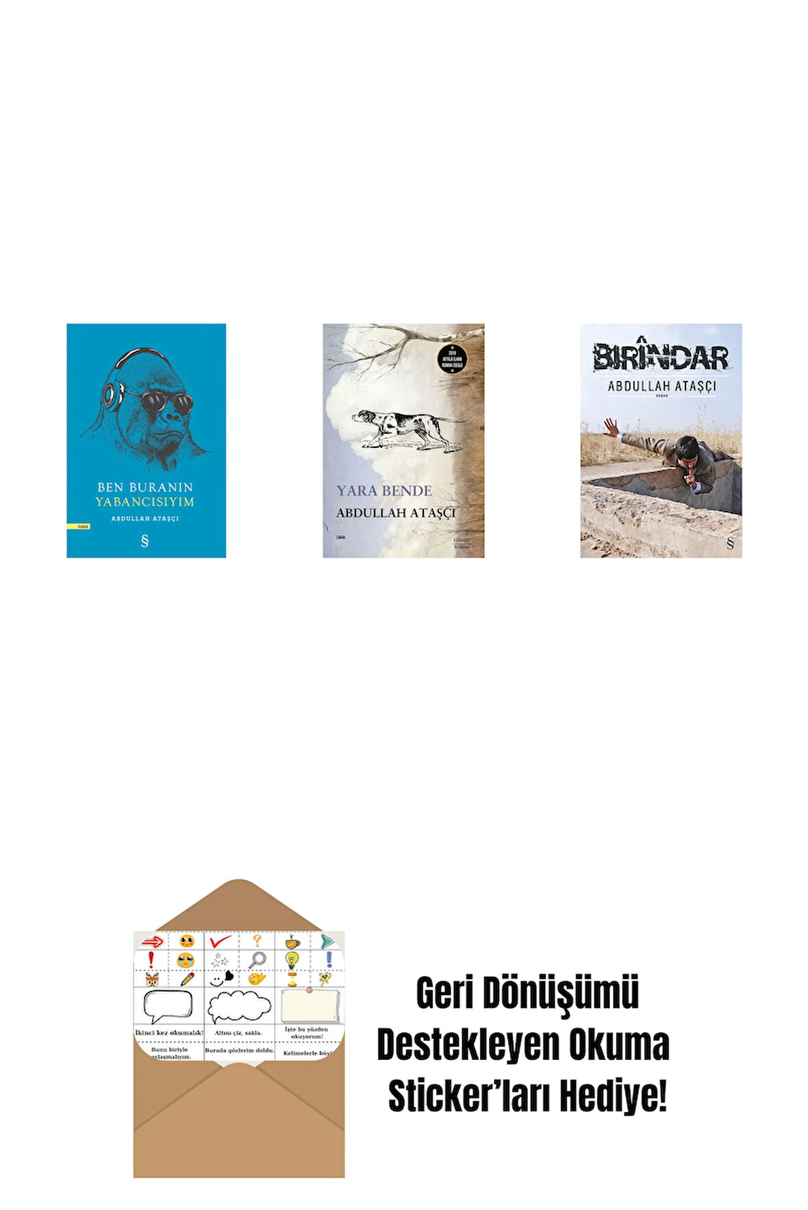 Ben Buranın Yabancısıyım + Yara Bende + Bırindar + Okuma Sticker'ları