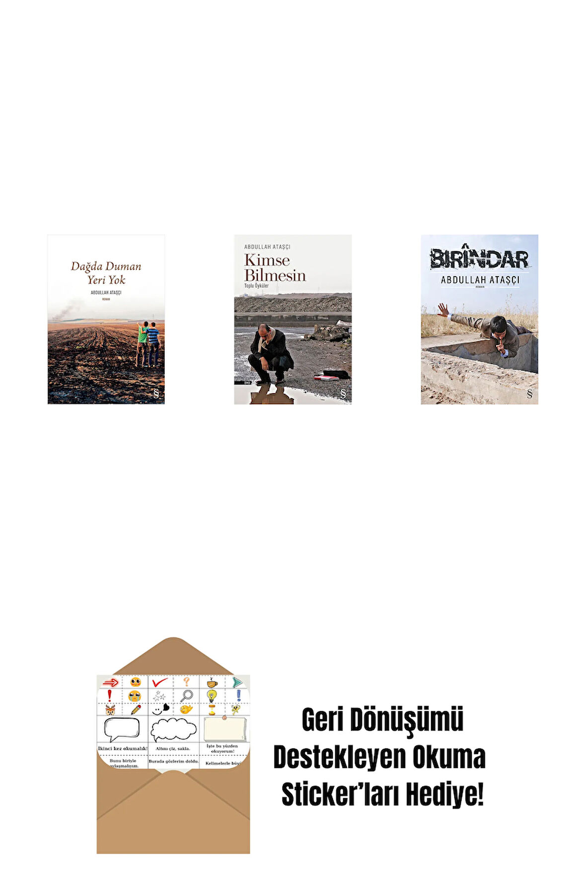 Dağda Duman Yeri Yok + Kimse Bilmesin + Bırindar + Okuma Sticker'ları