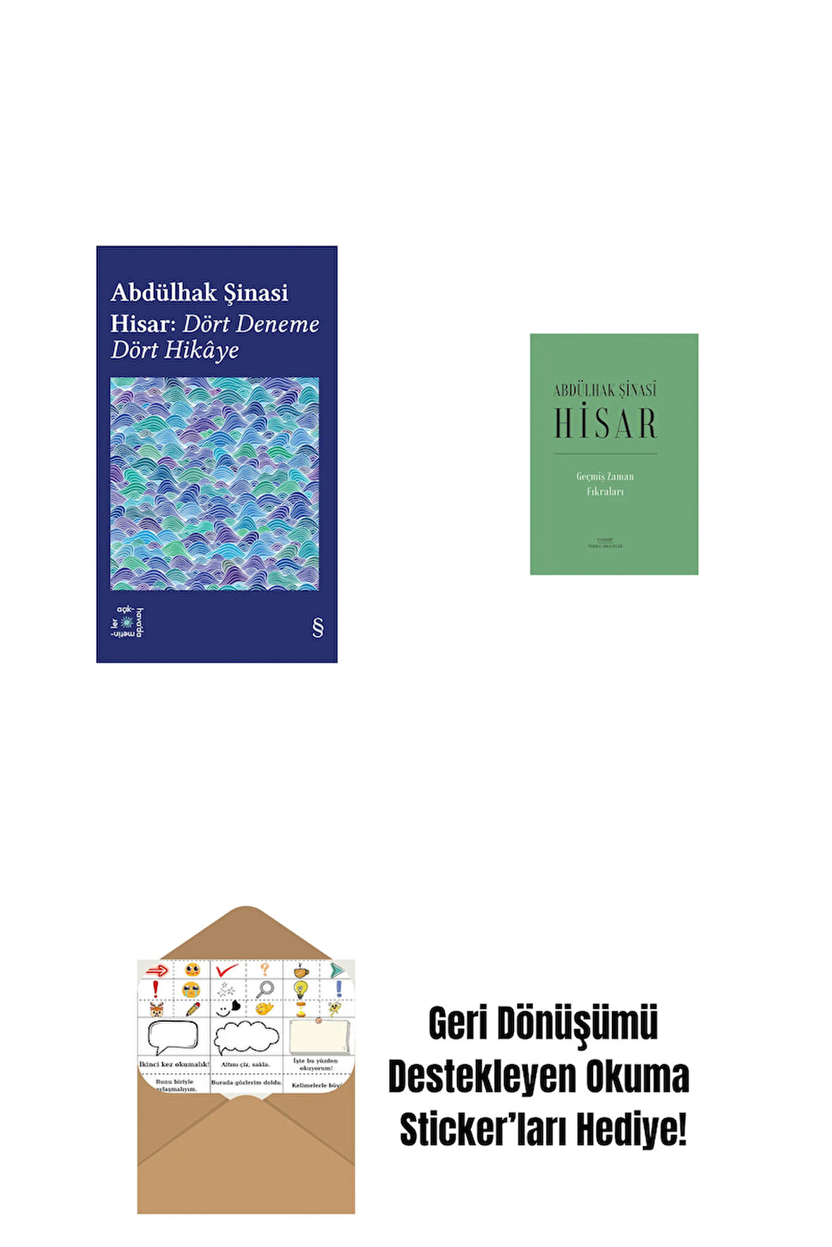 Everest Açıkhava 42 - Dört Deneme Dört Hikâye + Geçmiş Zaman  Fıkraları (Ciltli) + Okuma Sticker'ları