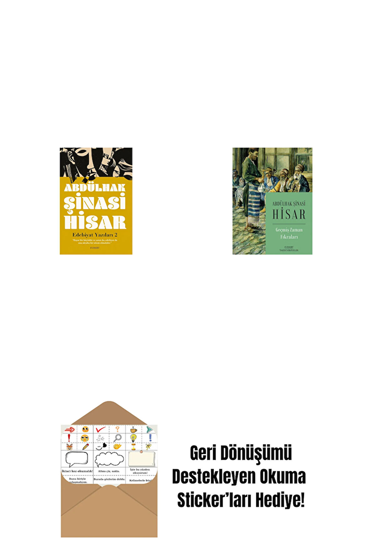 Edebiyat  Yazıları 2 + Geçmiş Zaman Fıkraları + Okuma Sticker'ları