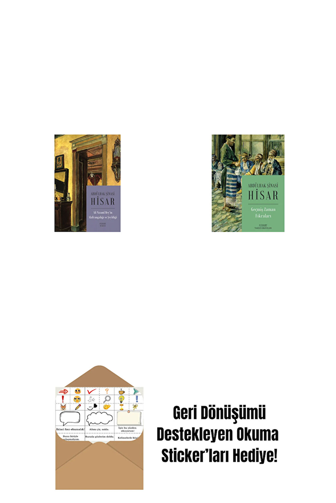 Ali Nizami Bey’in Alafrangalığı ve Şeyhliği (Kitap Boy) + Geçmiş Zaman Fıkraları + Okuma Sticker'ları