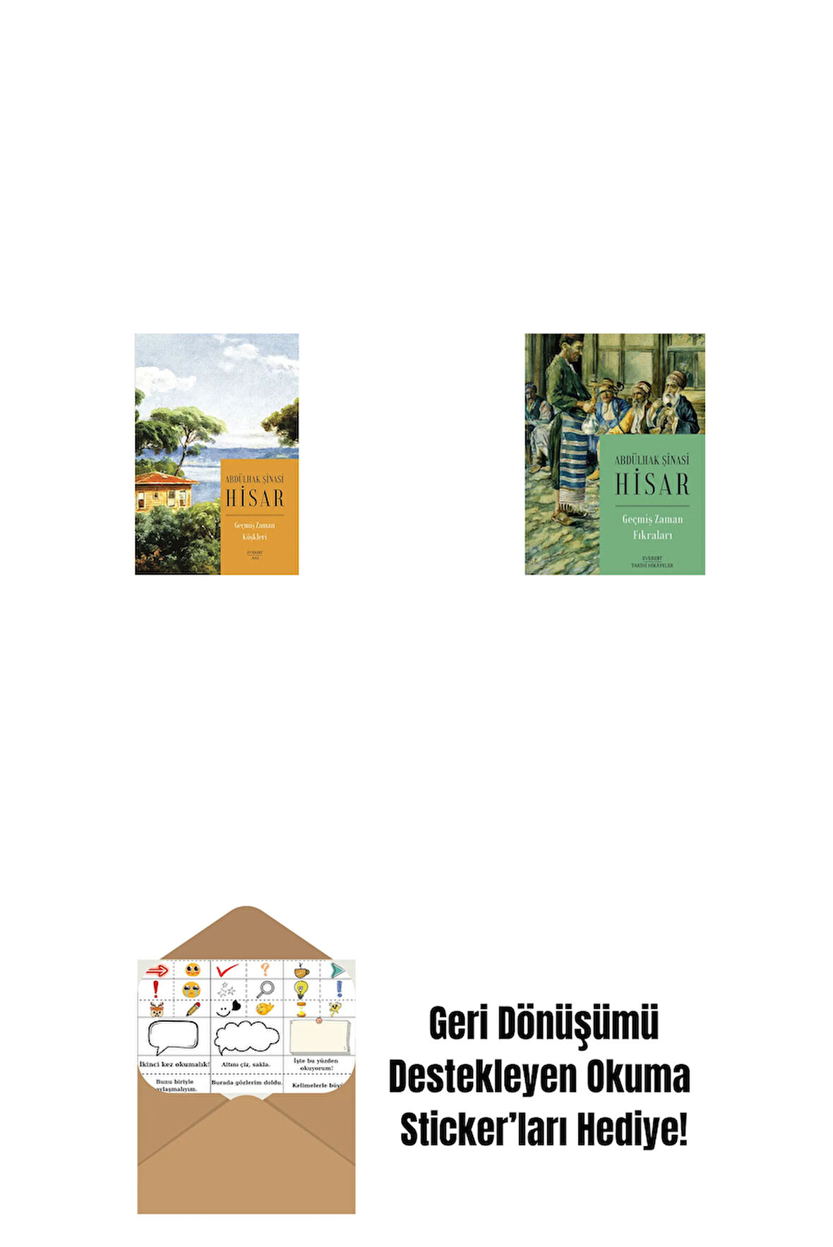 Geçmiş Zaman Köşkleri (Kitap Boy) + Geçmiş Zaman Fıkraları + Okuma Sticker'ları