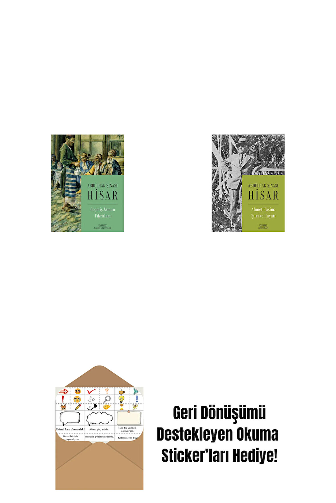 Geçmiş Zaman Fıkraları + Ahmet Haşim:  Şiiri ve Hayatı + Okuma Sticker'ları