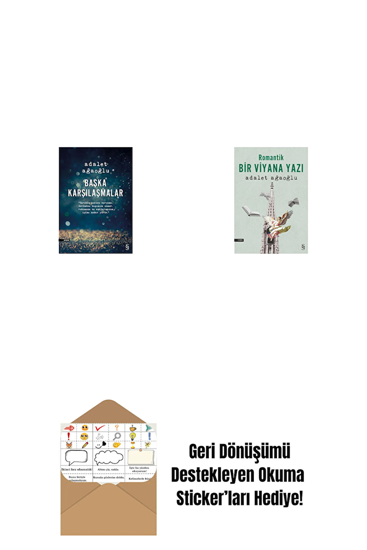 Başka Karşılaşmalar + Romantik Bir Viyana Yazı + Okuma Sticker'ları