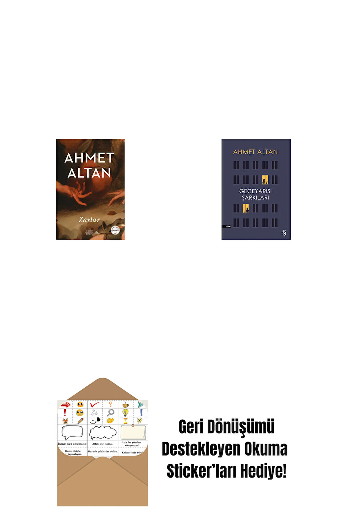 Zarlar + Geceyarısı Şarkıları + Okuma Sticker'ları