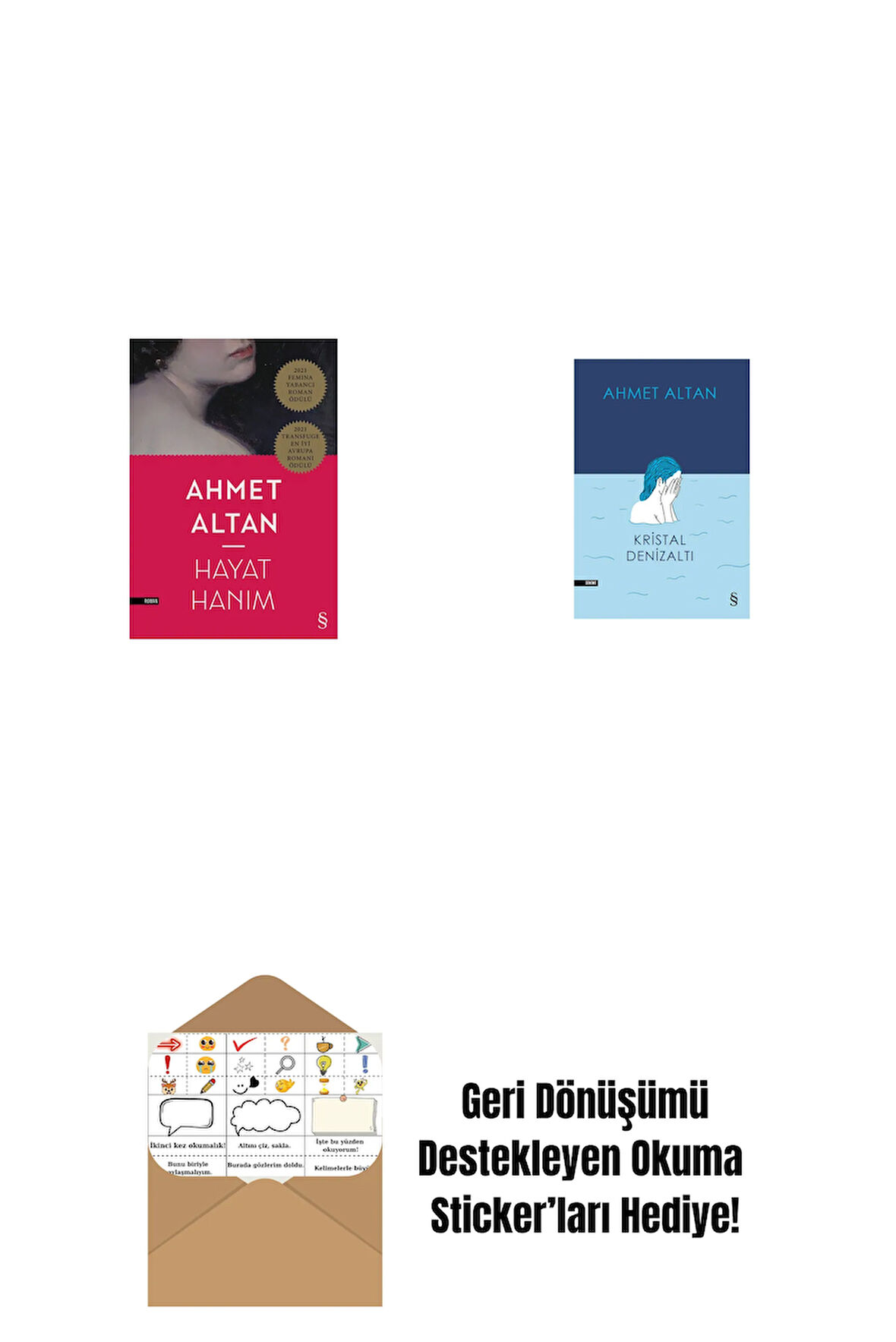 Hayat Hanım + Kristal Denizaltı + Okuma Sticker'ları