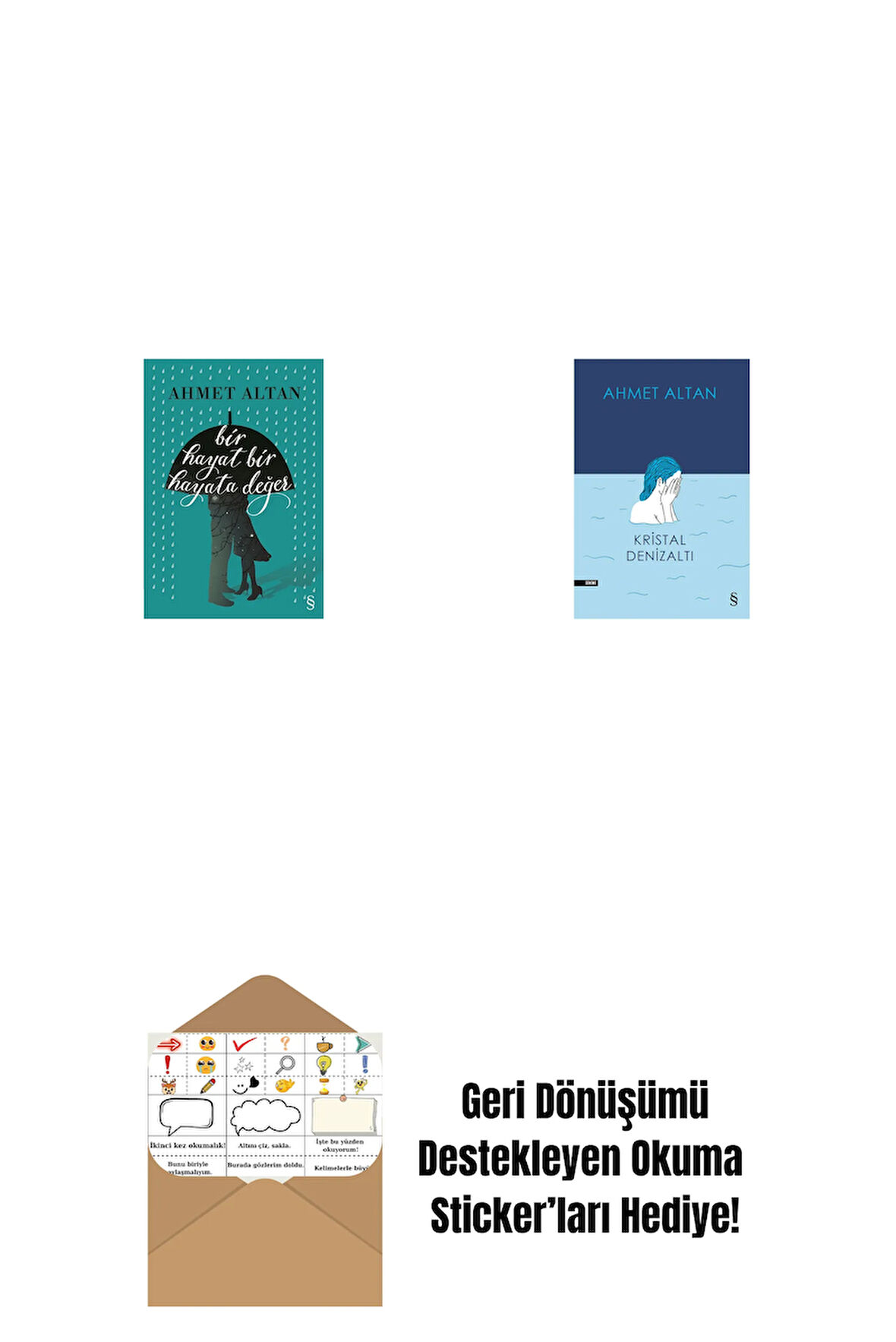 Bir Hayat Bir Hayata Değer + Kristal Denizaltı + Okuma Sticker'ları