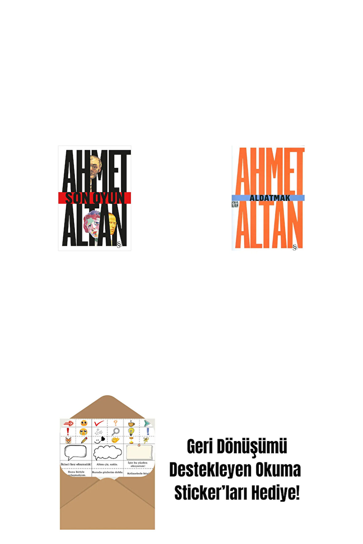 Son Oyun + Aldatmak - Yalnızlığın Özel Tarihi (Cep Boy) + Okuma Sticker'ları