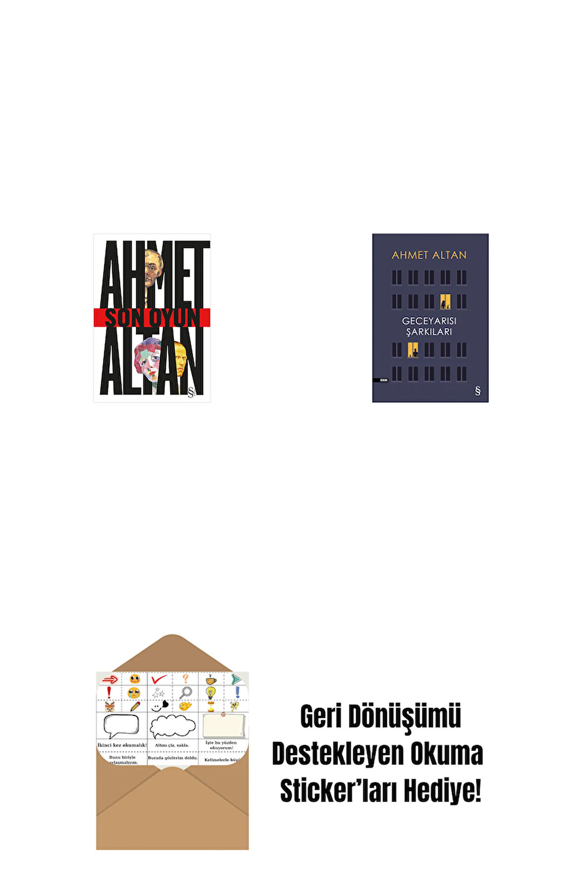 Son Oyun + Geceyarısı Şarkıları + Okuma Sticker'ları