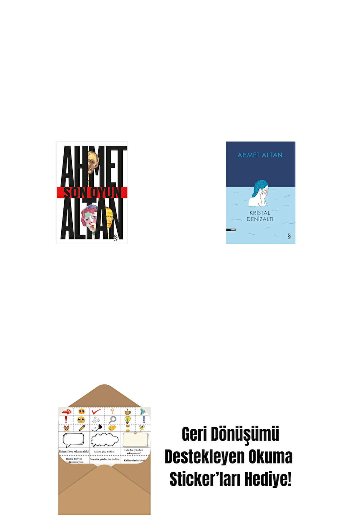 Son Oyun + Kristal Denizaltı + Okuma Sticker'ları