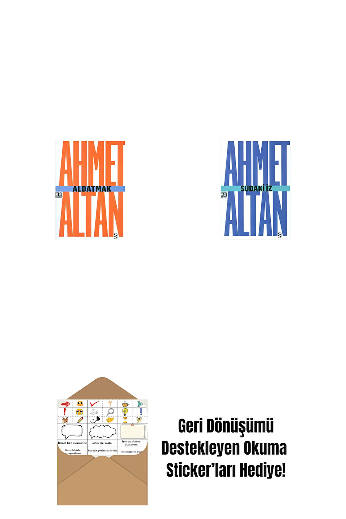 Aldatmak - Yalnızlığın Özel Tarihi (Cep Boy) + Sudaki İz (Cep Boy) + Okuma Sticker'ları