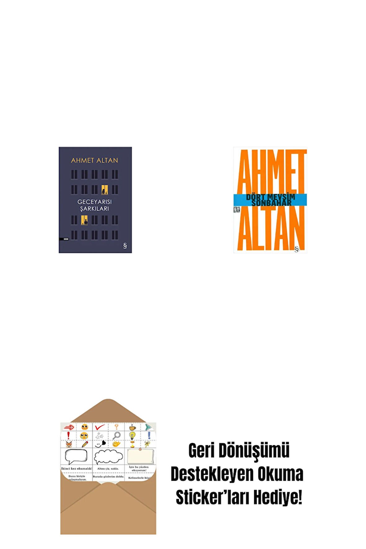 Geceyarısı Şarkıları + Dört Mevsim Sonbahar/Tehlikeli Masallar (Cep Boy) + Okuma Sticker'ları