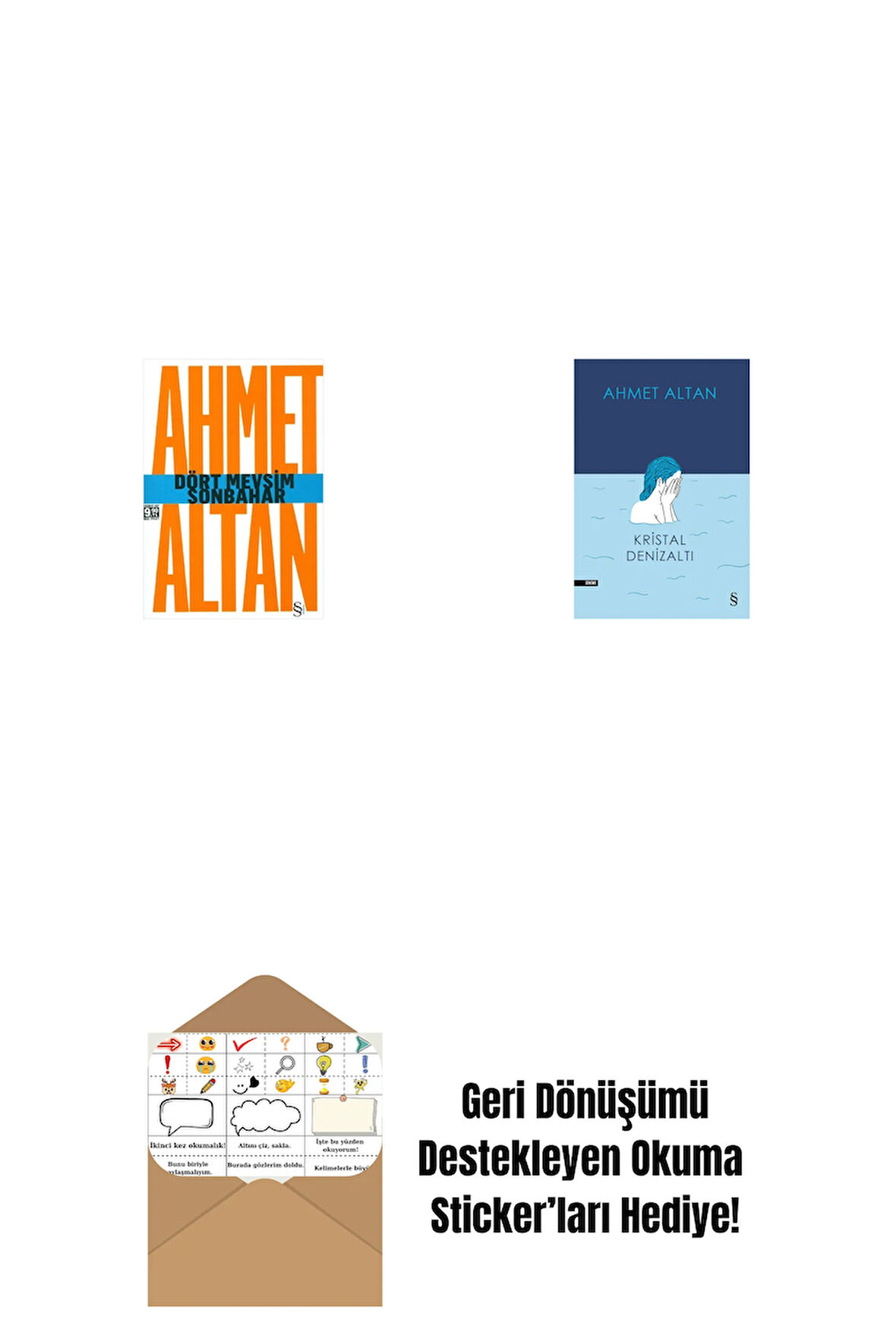 Dört Mevsim Sonbahar/Tehlikeli Masallar (Cep Boy) + Kristal Denizaltı + Okuma Sticker'ları