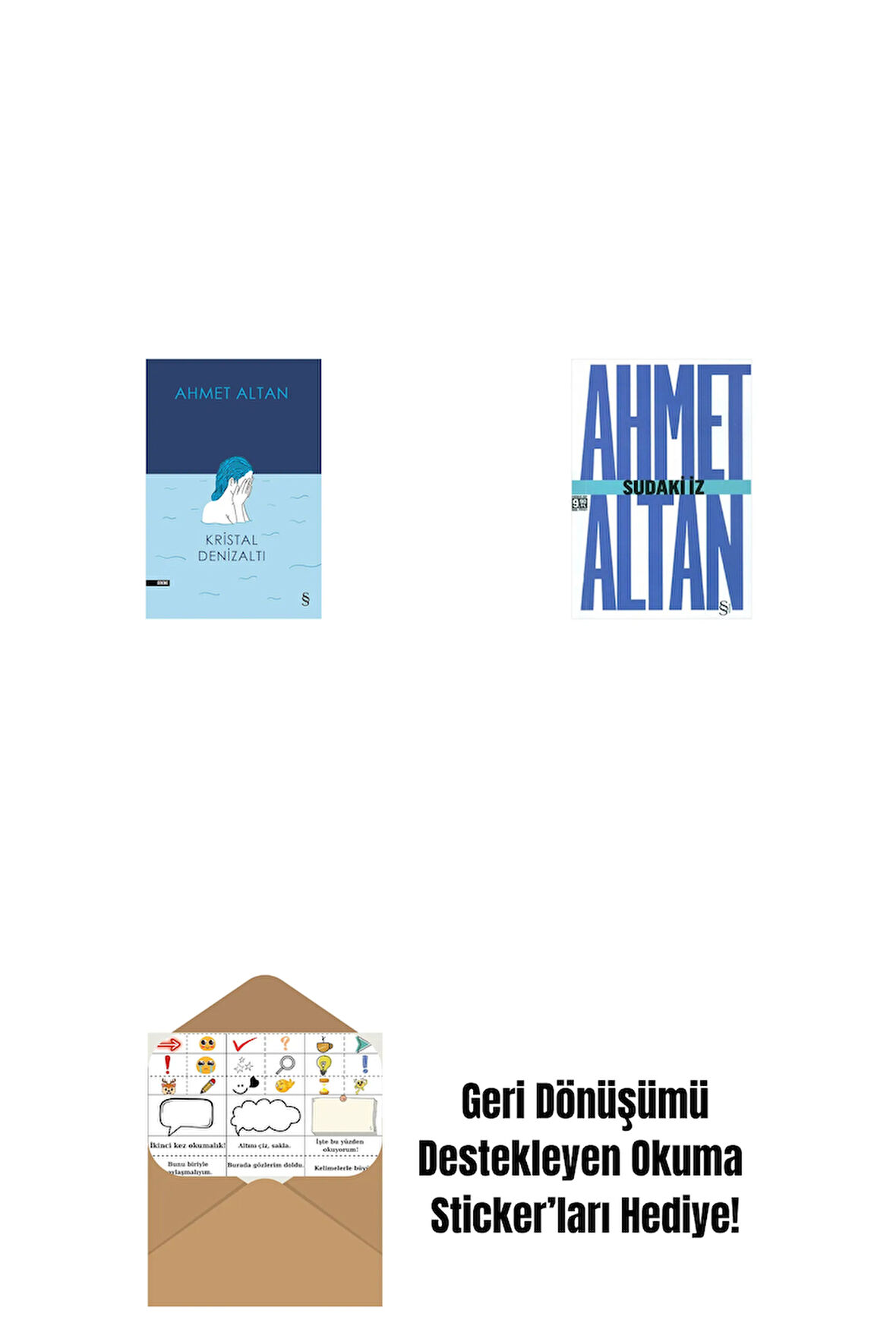 Kristal Denizaltı + Sudaki İz (Cep Boy) + Okuma Sticker'ları