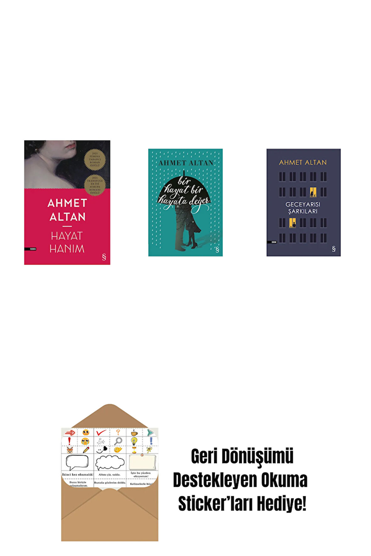 Hayat Hanım + Bir Hayat Bir Hayata Değer + Geceyarısı Şarkıları + Okuma Sticker'ları