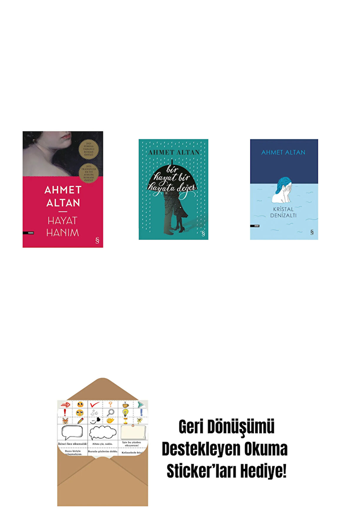 Hayat Hanım + Bir Hayat Bir Hayata Değer + Kristal Denizaltı + Okuma Sticker'ları