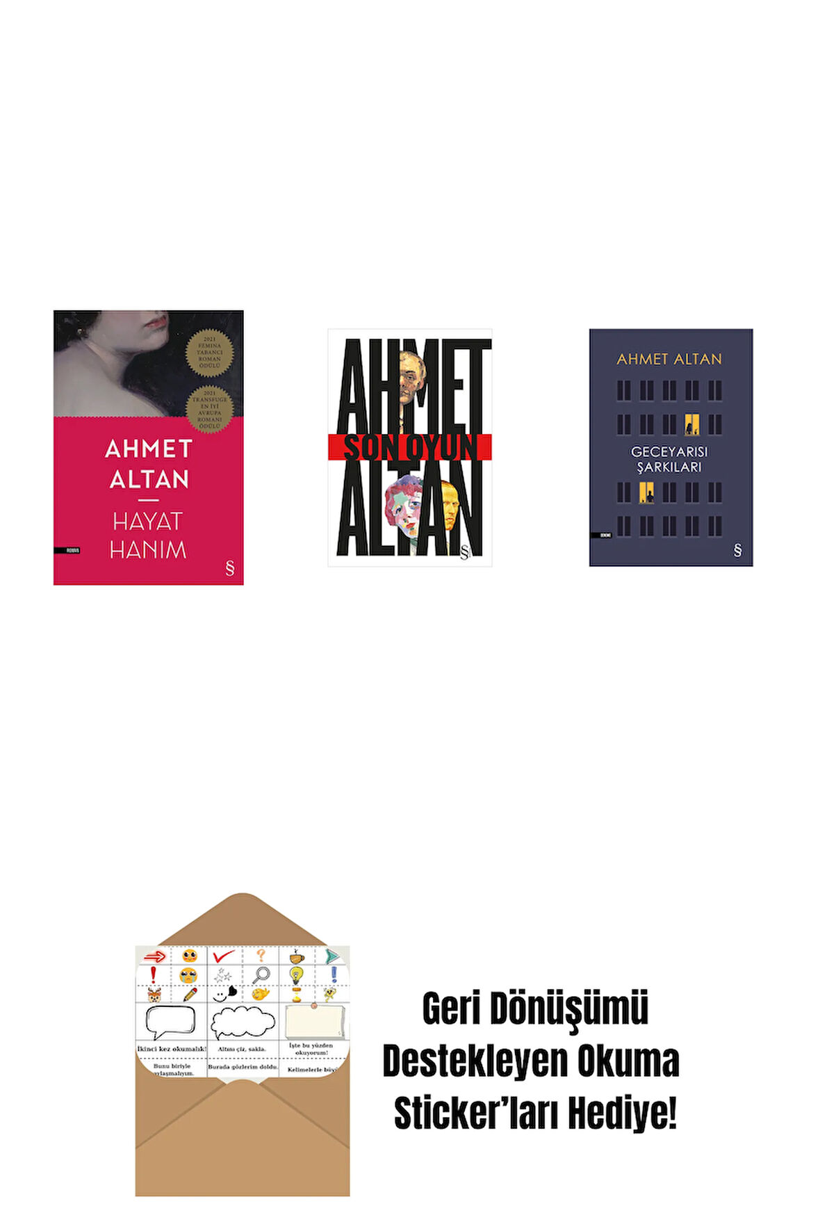 Hayat Hanım + Son Oyun + Geceyarısı Şarkıları + Okuma Sticker'ları