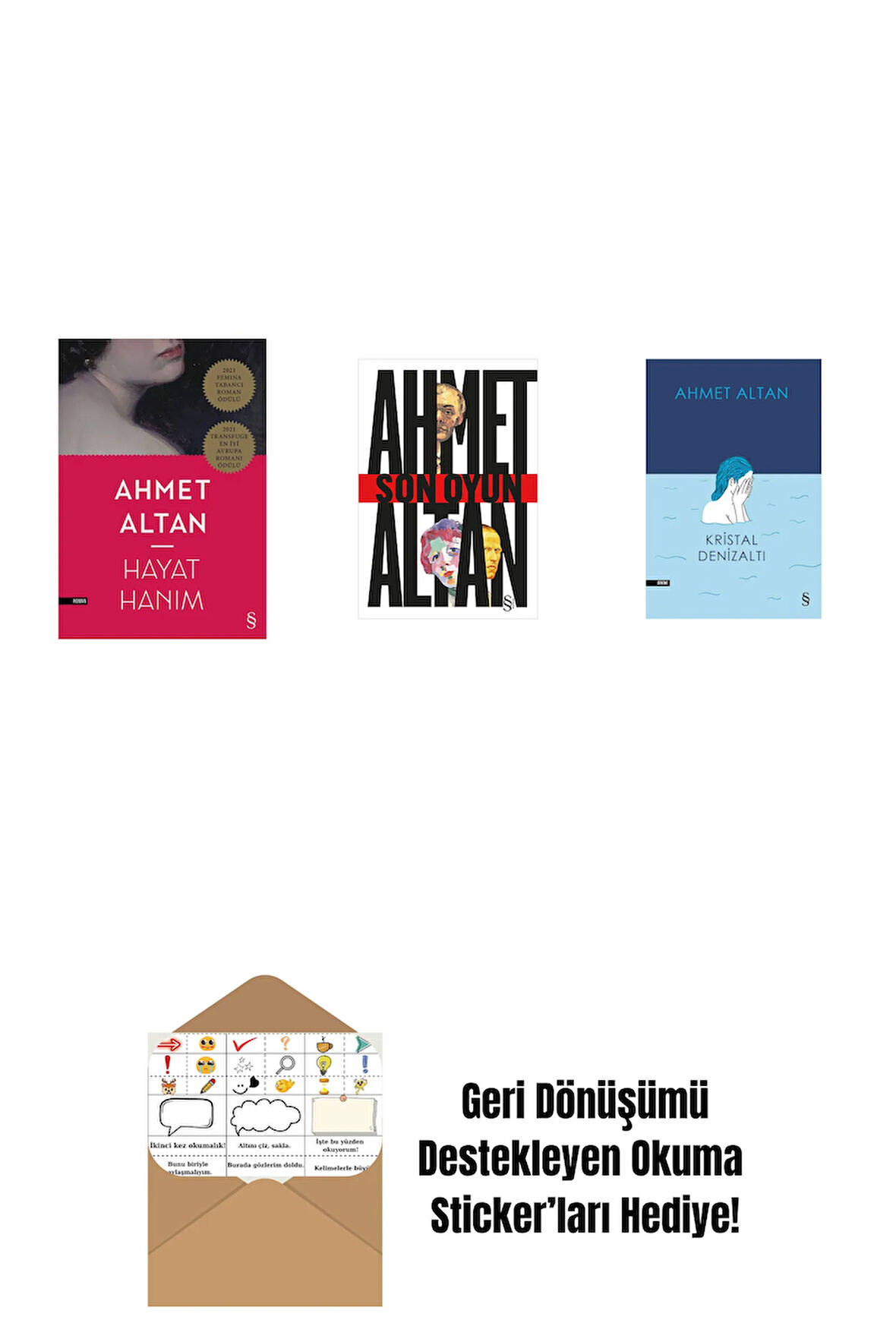 Hayat Hanım + Son Oyun + Kristal Denizaltı + Okuma Sticker'ları