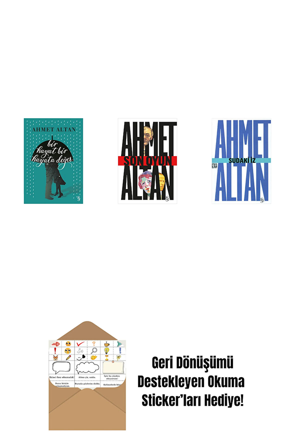 Bir Hayat Bir Hayata Değer + Son Oyun + Sudaki İz (Cep Boy) + Okuma Sticker'ları