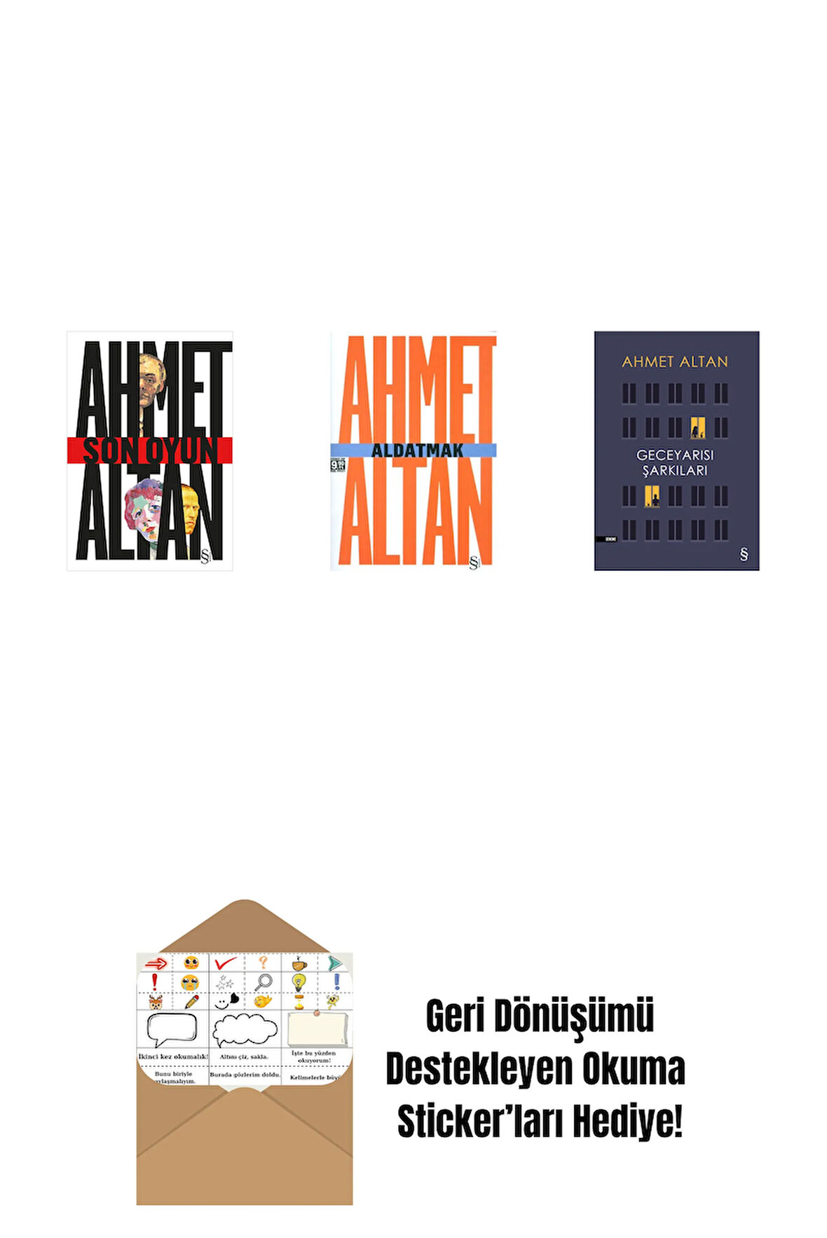 Son Oyun + Aldatmak - Yalnızlığın Özel Tarihi (Cep Boy) + Geceyarısı Şarkıları + Okuma Sticker'ları