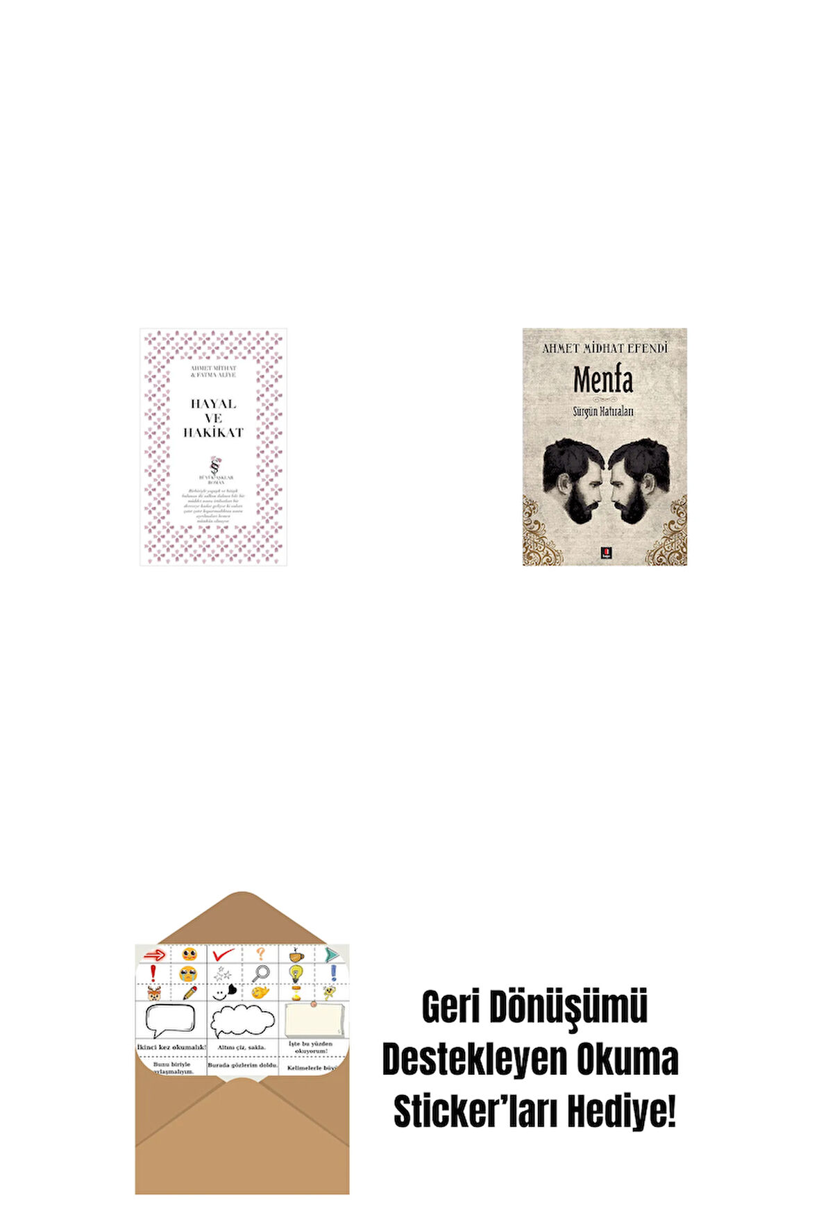 Hayal ve Hakikat + Menfa + Okuma Sticker'ları