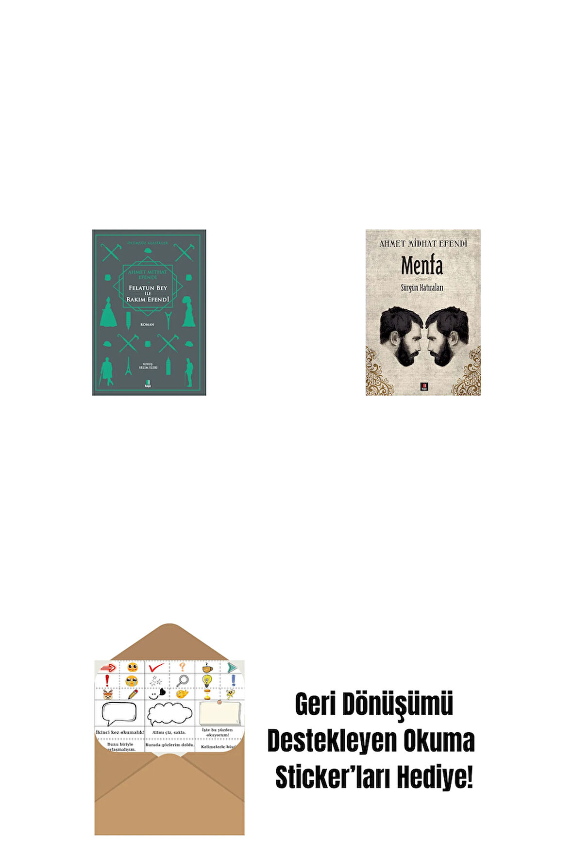 Felatun Bey ile Rakım Efendi + Menfa + Okuma Sticker'ları